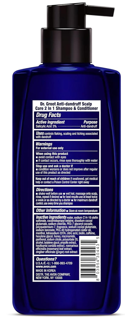 Dr. Groot Anti-Dandruff Scalp Care 2-in-1 Shampoo and Conditioner